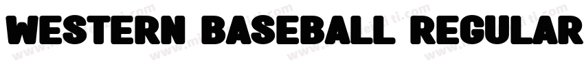 Western Baseball Regular字体转换
